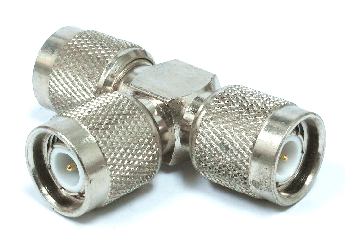 Union mâle triple pour connecteur TNC