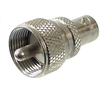 Adaptateur PL-259 (UHF) mâle à BNC femelle