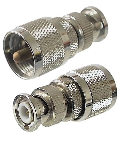 Adaptateur PL-259 mâle à BNC mâle
