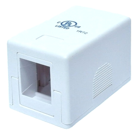 Boîtier simple pour connecteur Keystone