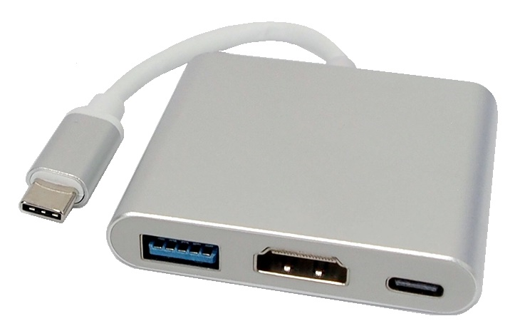 Adaptateur de charge Type-C à HDMI & USB et Type-C