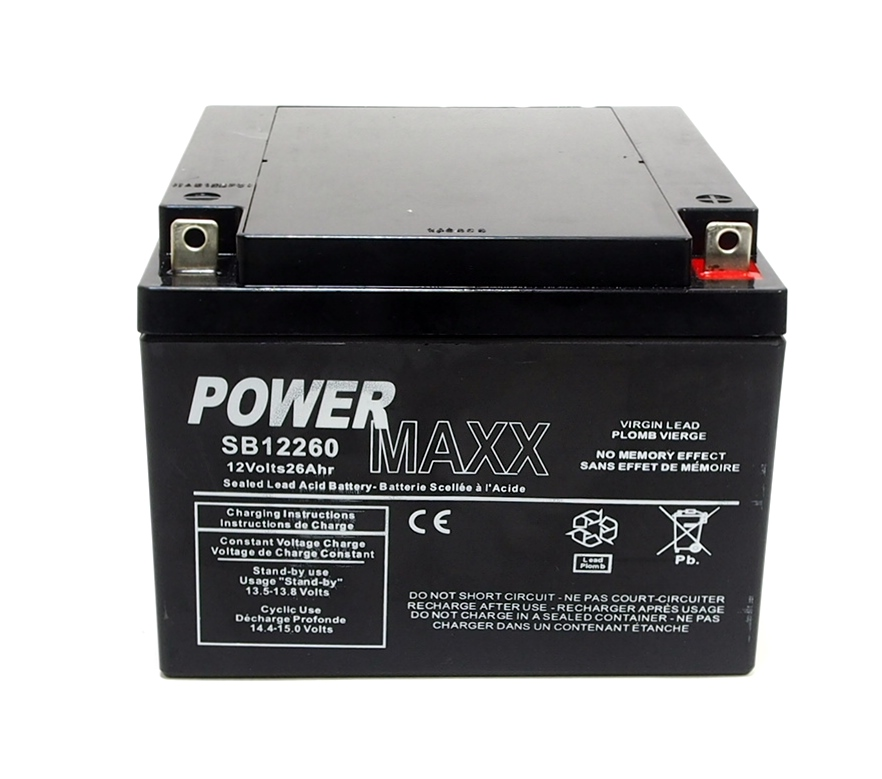 Batterie rechargeable 12 Volts 26Ah  POWER MAXX