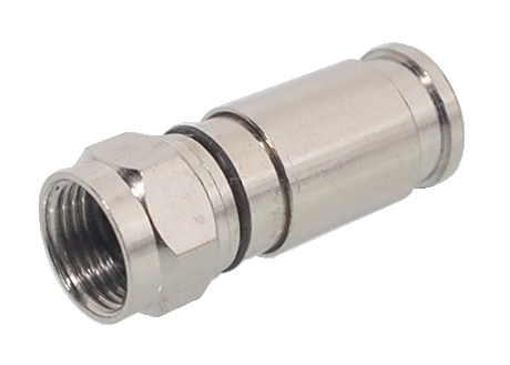 Connecteur F à compression pour câble RG-6