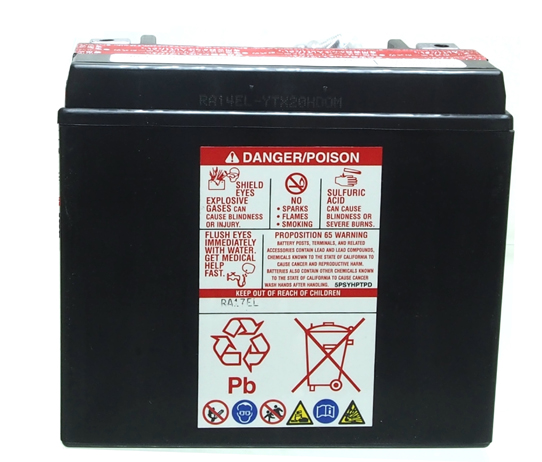 BATTERIE MOTOCROSS 18 Ah 310 CCA - YTX20H-BS