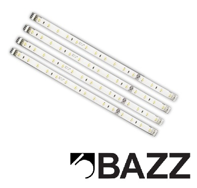 4 BANDES DEL SOUS-COMPTOIR BLANC DOUX DE 10''