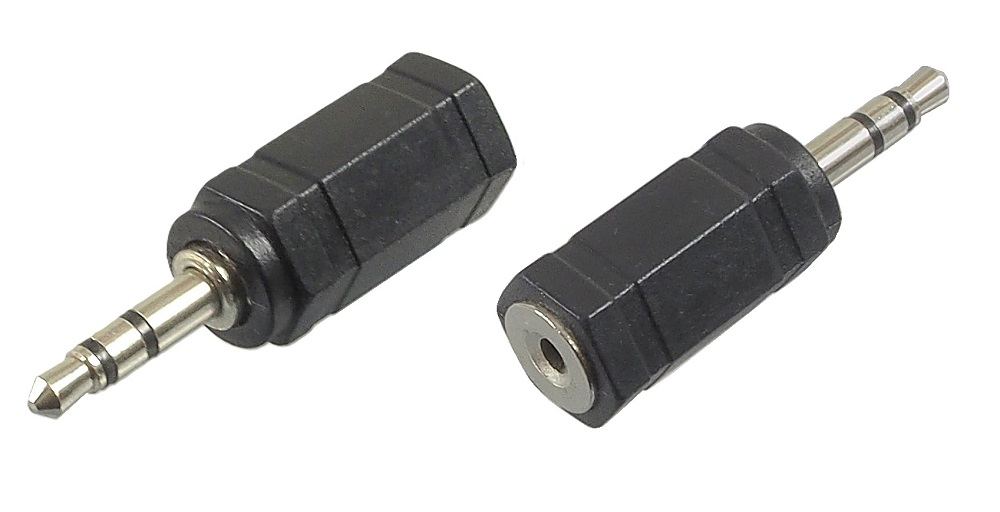 Adaptateur 1/8" mâle stéréo à 1/16" fem. stéréo