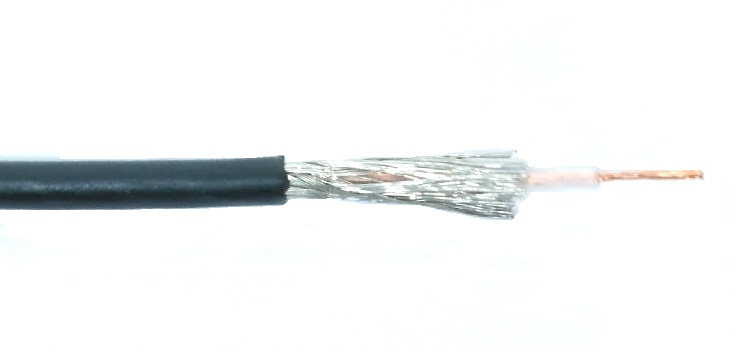 Câble coaxial RG-174 95% blindé