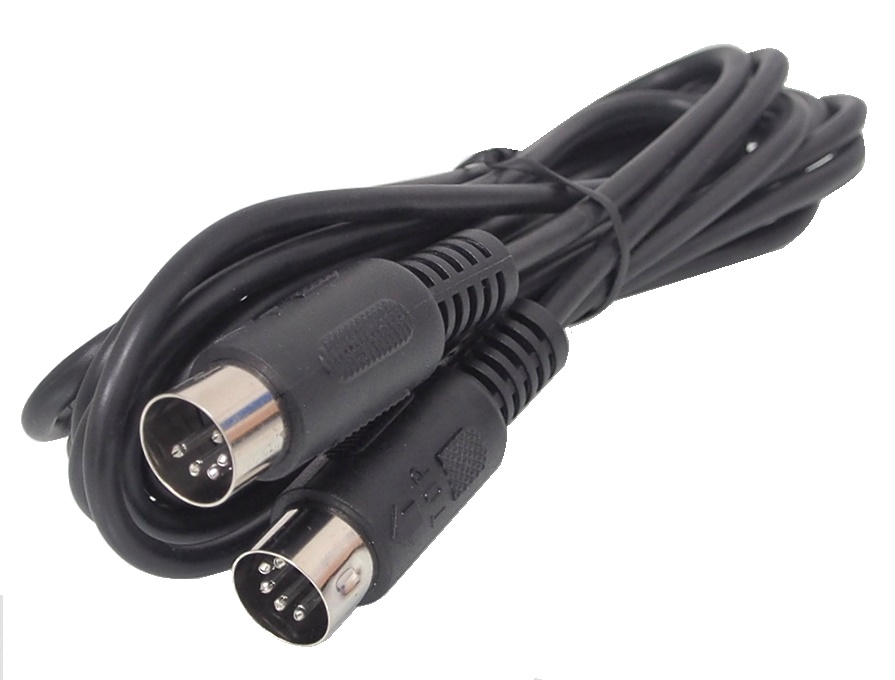 Câble DIN (MIDI) mâle à mâle 5 contacts - 3 mètres