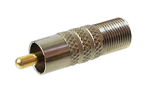 Adaptateur coaxial femelle à RCA mâle