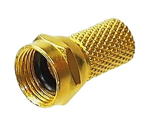 Connecteur coax à visser pour RG-6 avec isolation