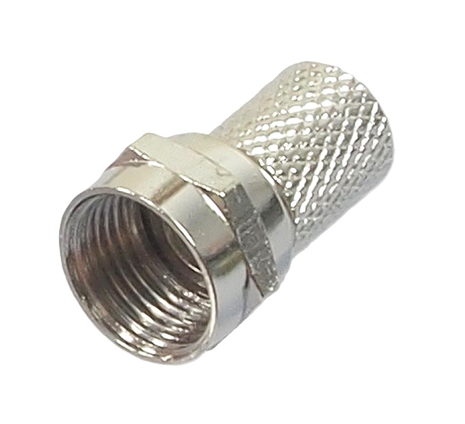 Connecteur coaxial à visser pour câble RG-6