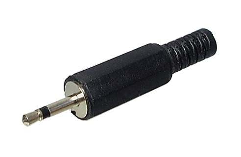 Connecteur 1/16" (2.5mm) mâle mono à souder