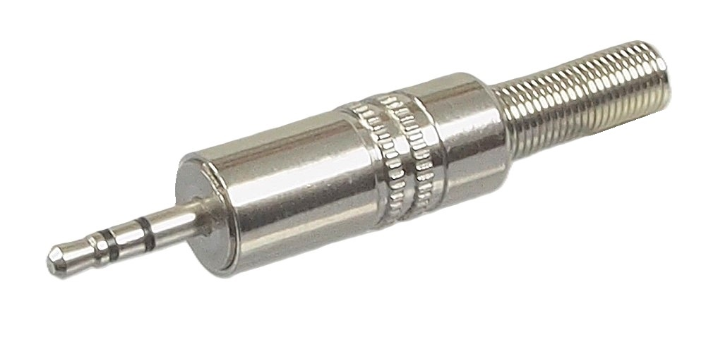 Connecteur 1/16" (2.5mm) mâle stéréo à souder