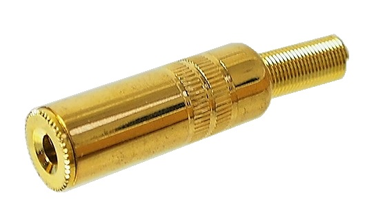 Connecteur 1/8" (3.5mm) femelle stéréo à souder