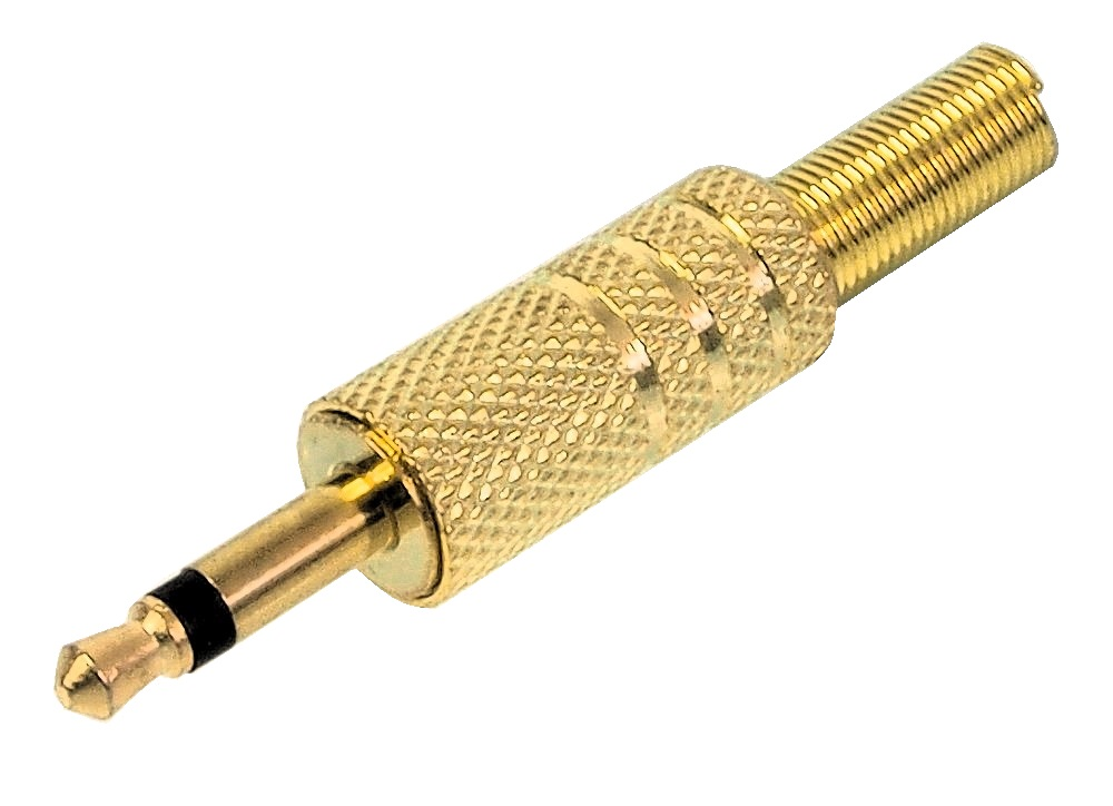 Connecteur 1/8" (3.5mm) mâle mono à souder