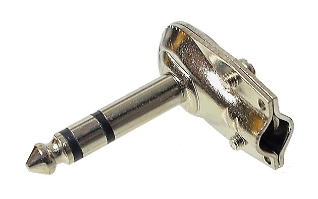 Connecteur 1/4" (6.35mm) mâle stéréo à souder