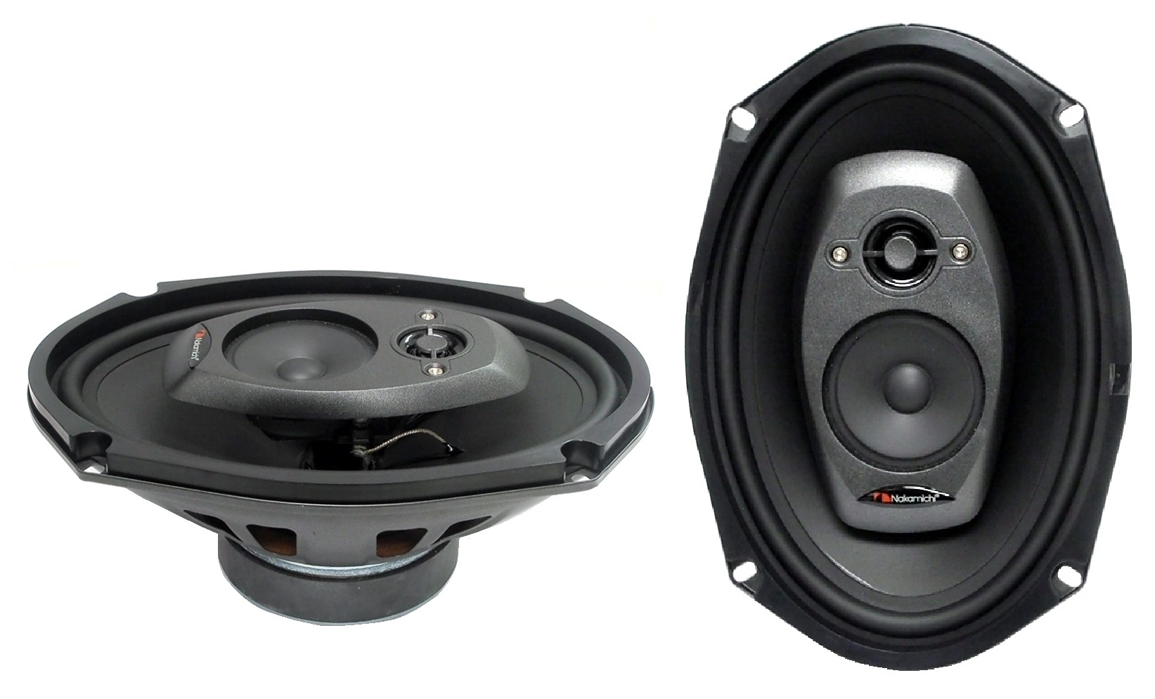 2 haut-parleurs coaxial 3 voies de 6x9" Nakamichi