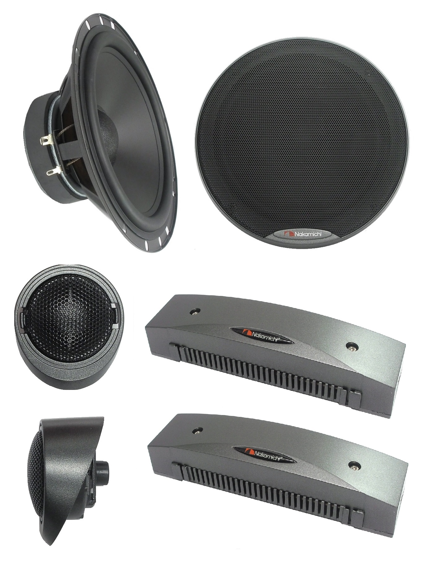 Ensemble de 2 haut-parleurs 2 voies 6.5" Nakamichi