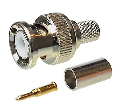 Connecteur BNC à sertir pour câble RG-6