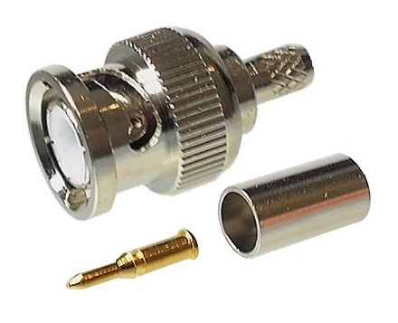 Connecteur BNC à sertir pour câble RG-58