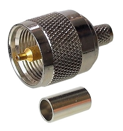 Connecteur PL-259 à sertir pour RG-6