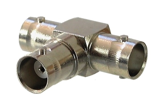 Adaptateur en T femelle pour connecteur BNC