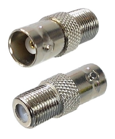 Adaptateur vidéo BNC femelle à coaxial femelle