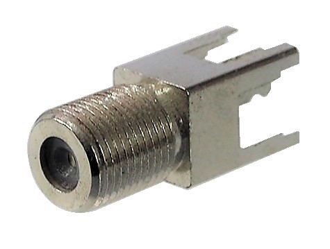 Connecteur type F femelle pour PCB