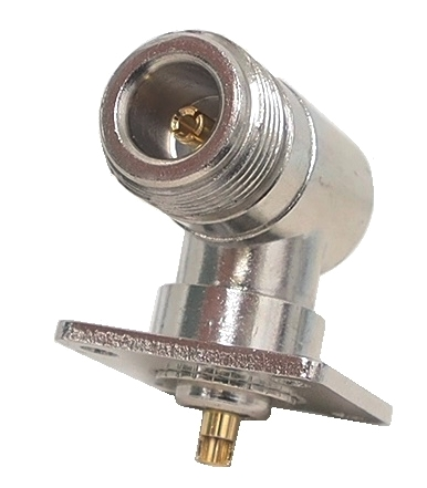 Connecteur type N châssis femelle 90 degrés