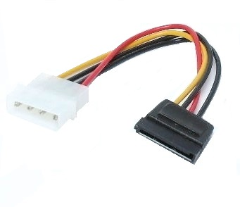 Câble adaptateur SATA à molex 4 contacts