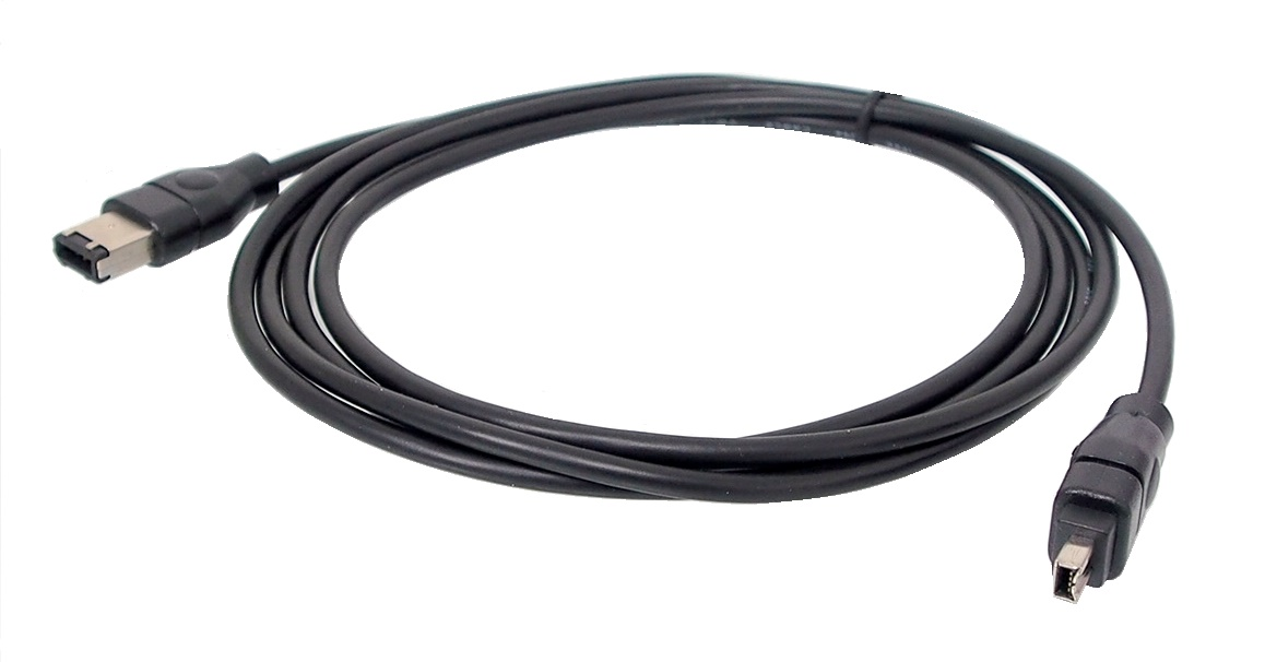 Câble firewire de 4 pins à 6 pins - 6 pieds