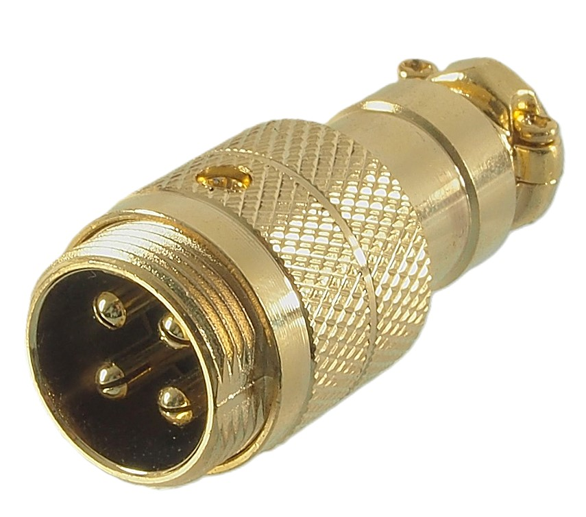 Connecteur mâle à 4 contacts