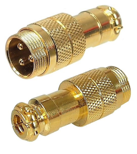 Connecteur 3 contacts mâle