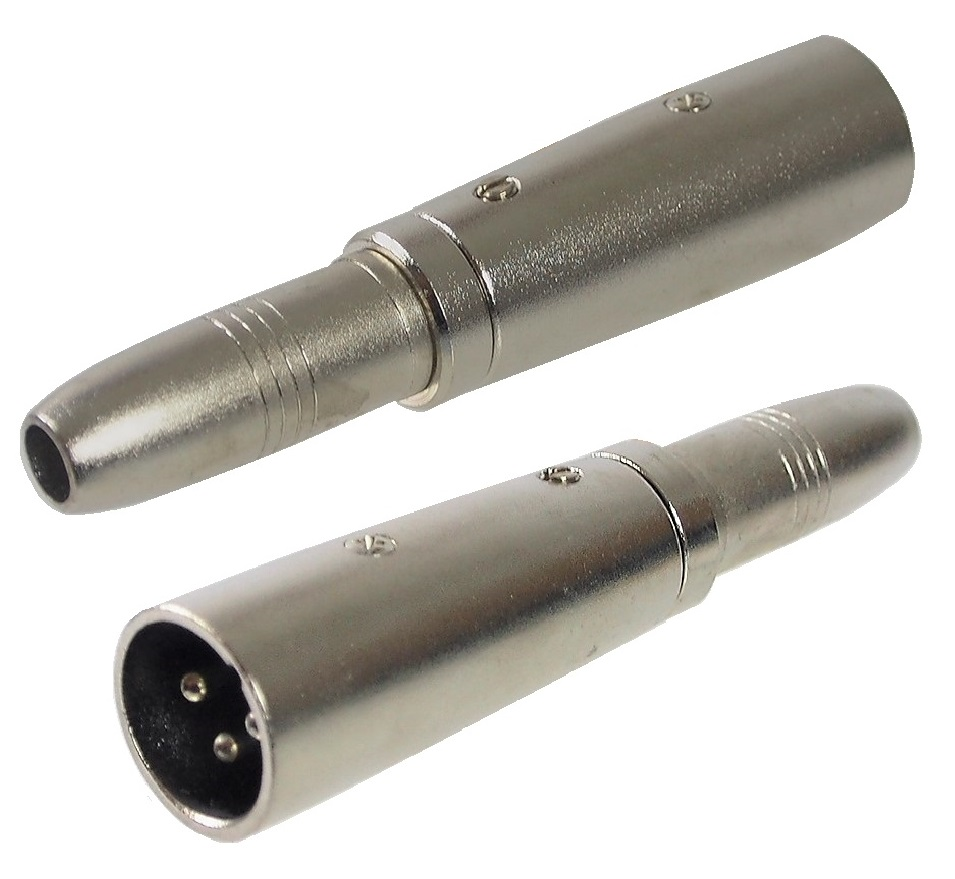 Adaptateur XLR mâle à 6.3 mm (1/4") femelle