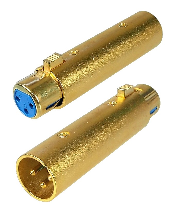 Adaptateur XLR mâle à XLR femelle