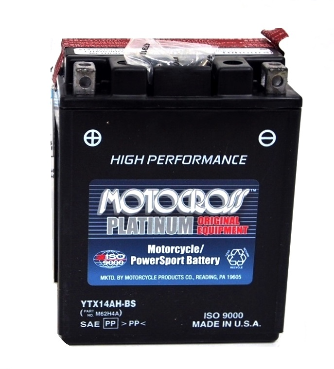 BATTERIE MOTOCROSS 12 Ah 210 CCA - YTX14AH-BS