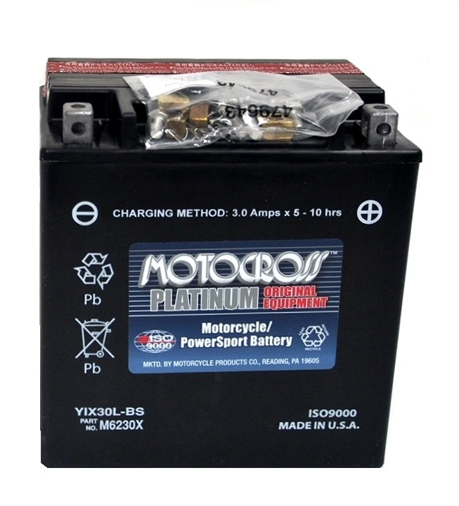 BATTERIE MOTOCROSS 30 Ah 385 CCA -  YIX30L-BS