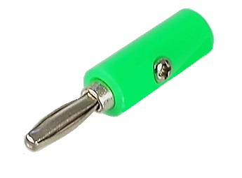 CONNECTEUR MÂLE DE TYPE BANANE VERT
