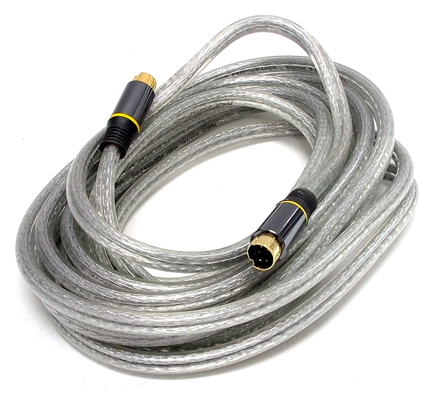 Câble S-Vidéo mâle à mâle - 12 pieds