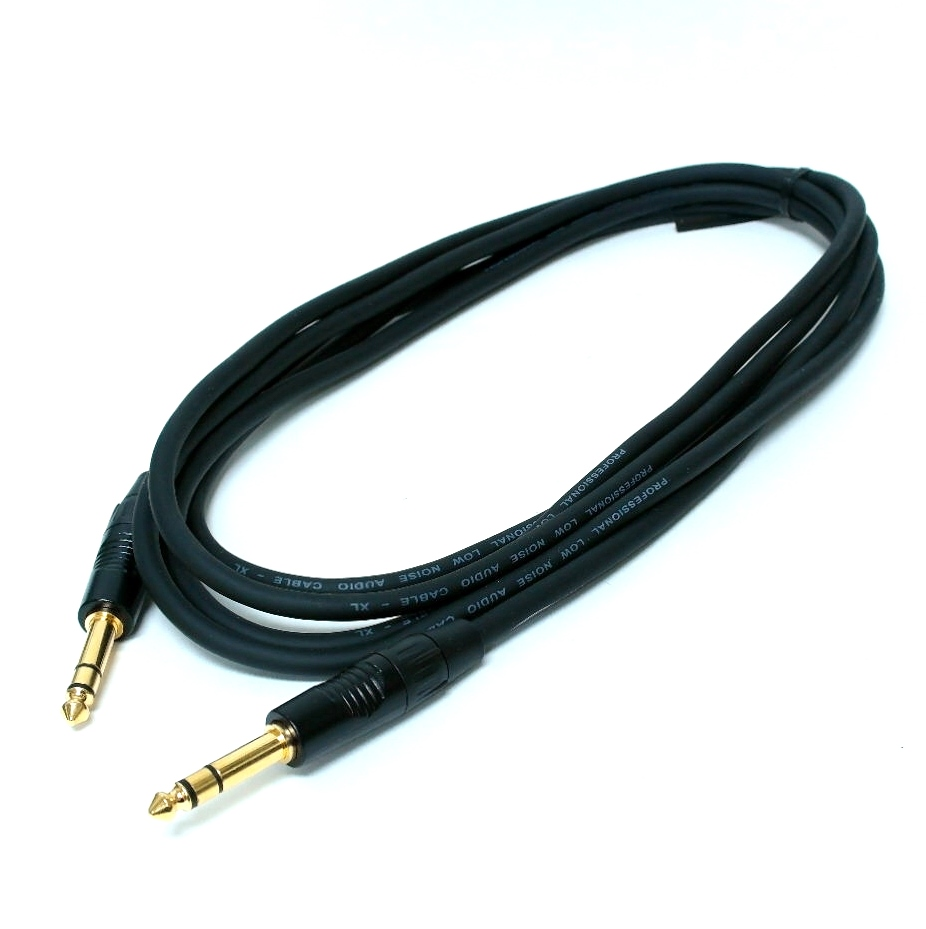 Câble audio stéréo Digiflex 6.3 mm M / M - 10'