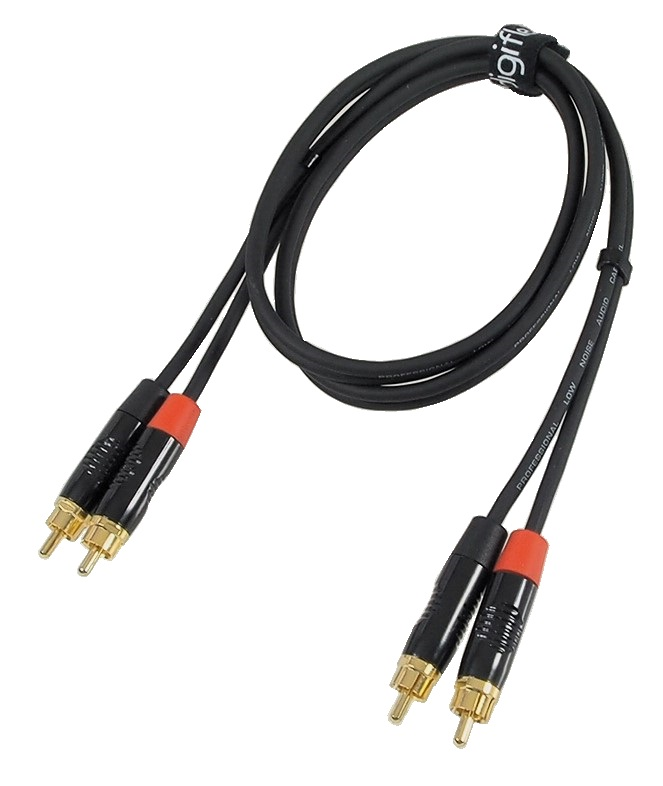 Câble audio Digiflex RCA stéréo - 3 pieds