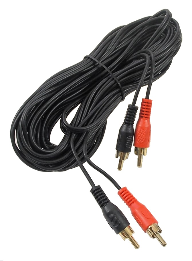 Câble audio RCA stéréo - 25 pieds