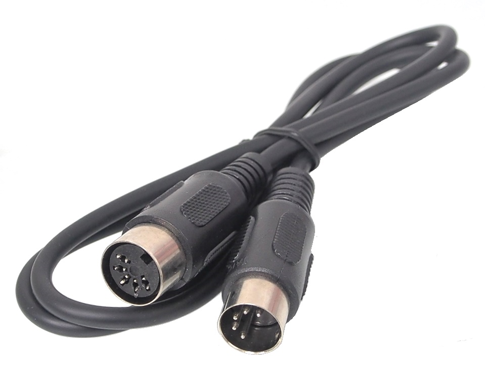 Câble DIN  mâle à femelle 5 contacts - 3 pieds