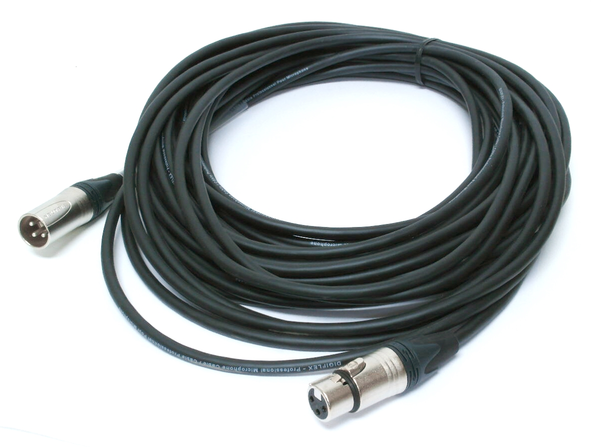 Câble Digiflex XLR mâle à XLR femelle - 50 pieds