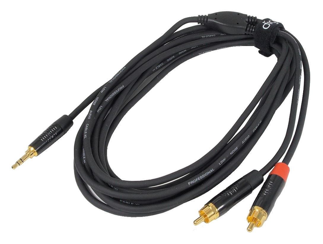 Câble Digiflex 3.5mm (1/8") à RCA stéréo - 15'