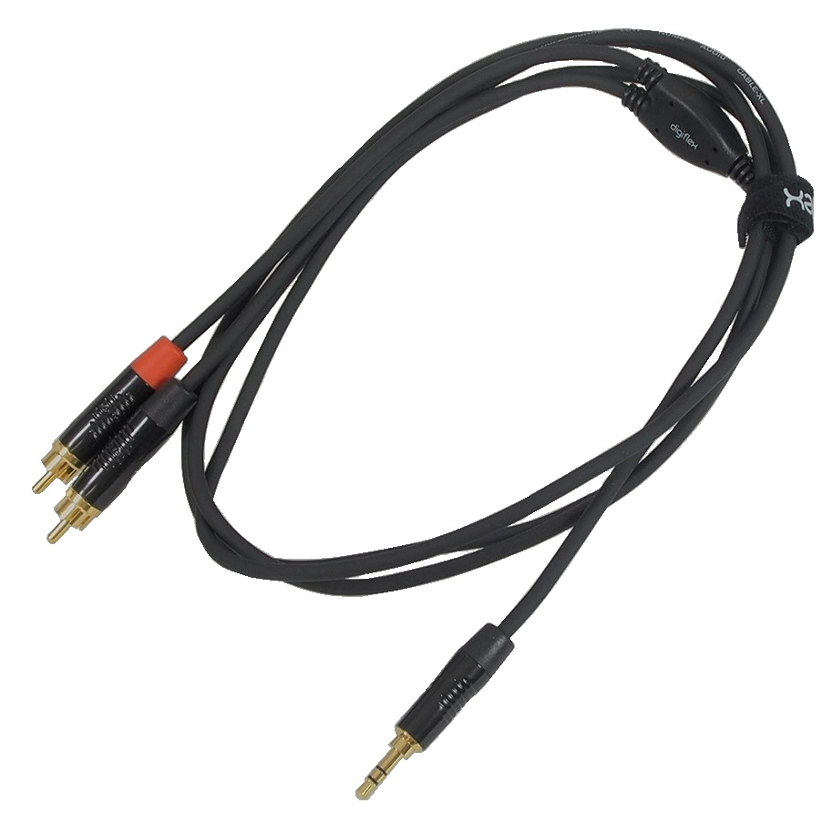 Câble Digiflex 3.5 mm (1/8") à RCA stéréo - 6 pi