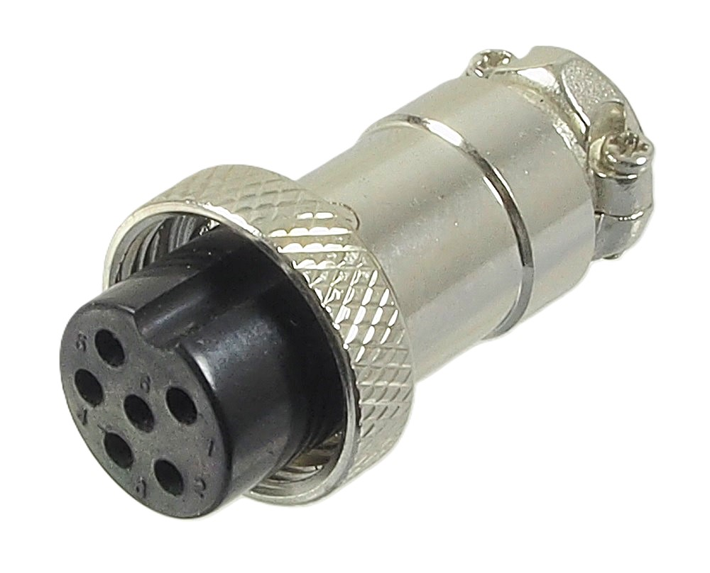 Connecteur 6 contacts femelle