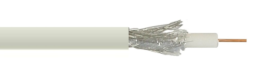 Câble coaxial RG-6 60% blindé