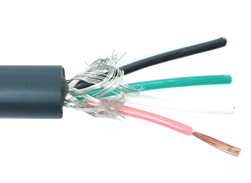 Câble pour microphone 4 conducteurs