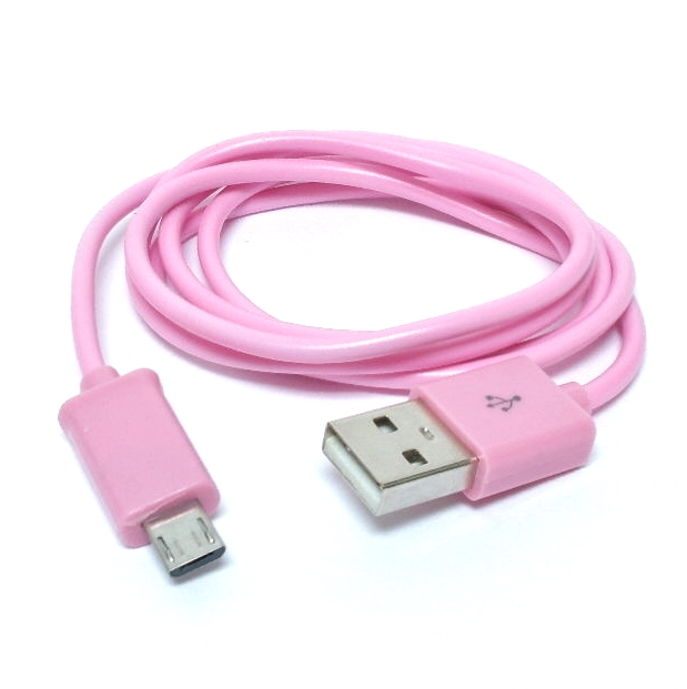 CÂBLE USB À MICRO USB ROSE
